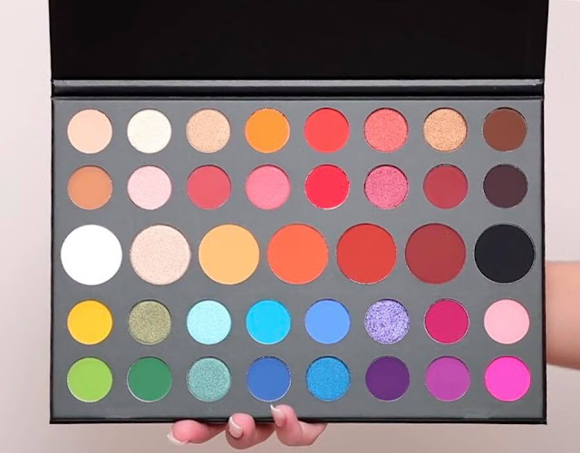 JAMES CHARLES x MORPHE ARTISTRY EYESHADOW PALETTE AND EYE BRUSH SET