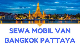 sewa mobil supir van commuter bangkok pattaya murah harian 2018