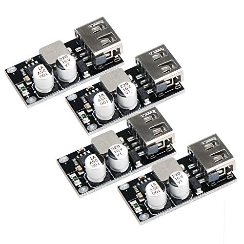 The best USB Buck Converter, DROK 4pcs DC-DC Step Down Module 6-32V 12V