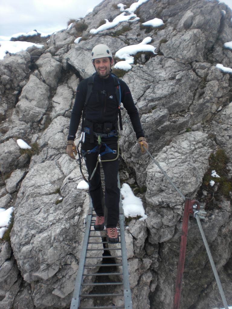 rauf gehts ! Mindelheimer Klettersteig