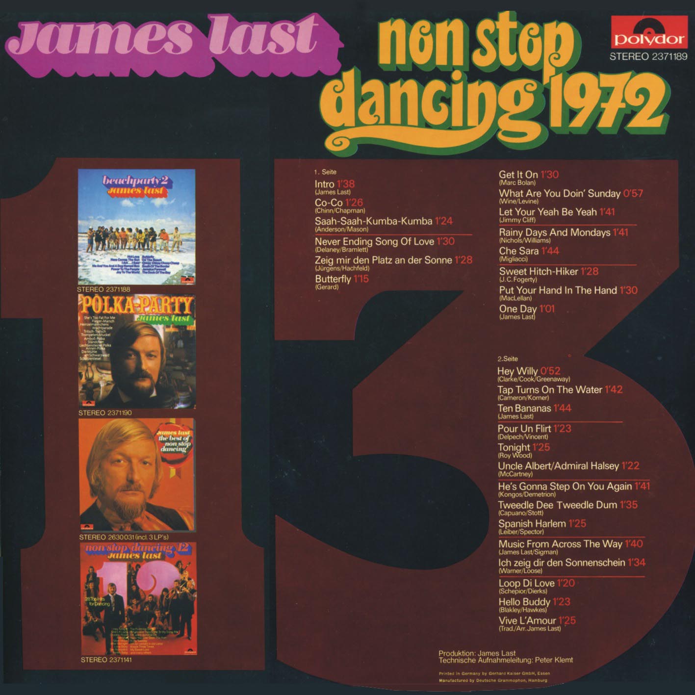 Non stop dancing 1976/2 james last. Джеймс ласт изи ливин. Джеймс ласт non stop dancing 1972. James last 1976. James last - viva vivaldi 1985 обложка альбома.