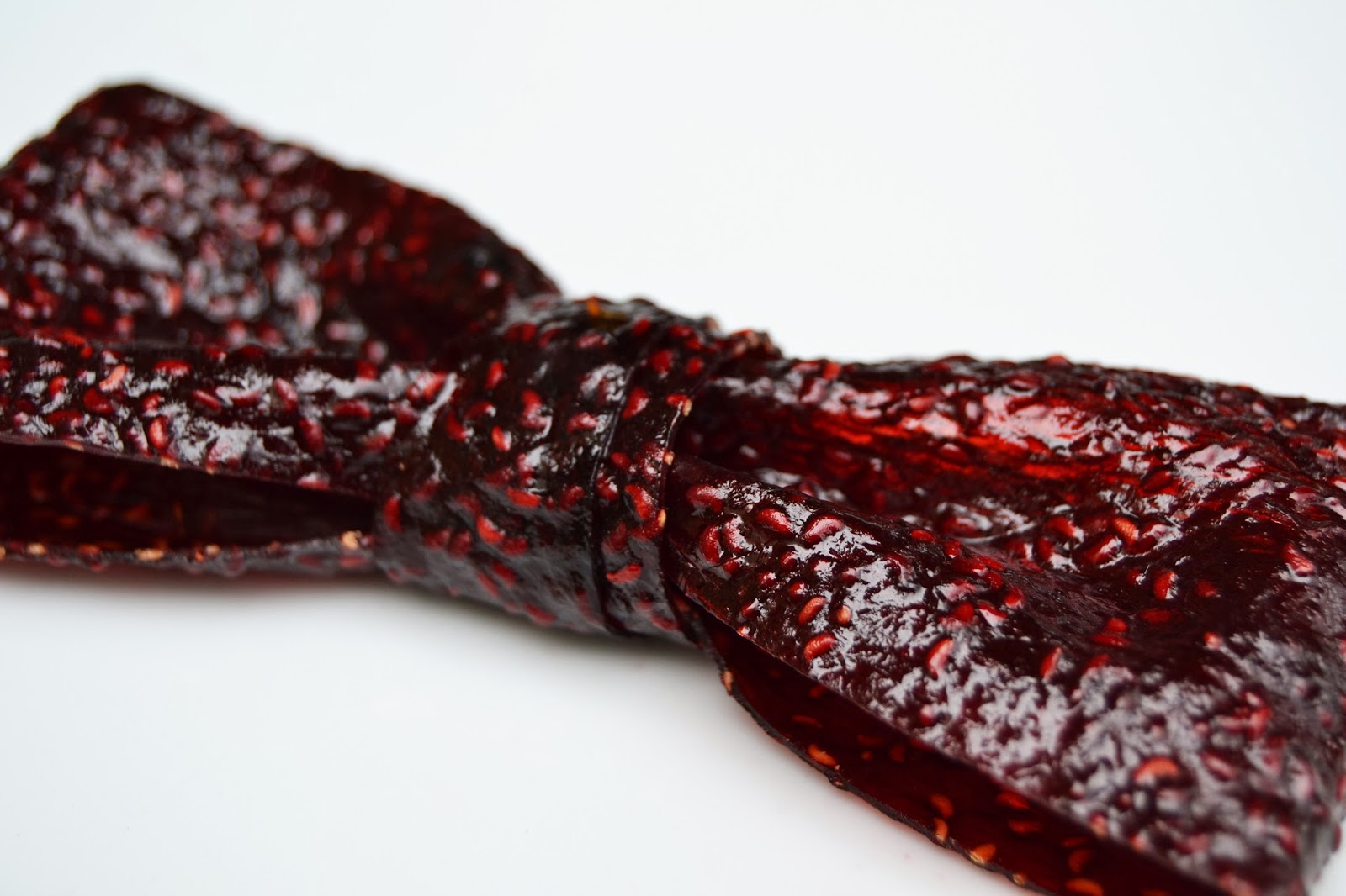 Himbeer-Limetten und Pfirsich Melba Fruchtscheibchen aka Fruchtleder ...