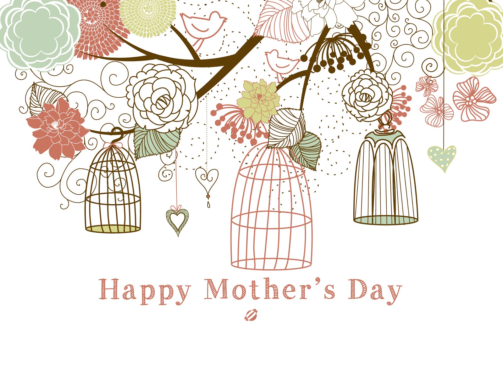 LostBumblebee ©2014 Mother's Day Card 5x7 Free Printable Personal use 