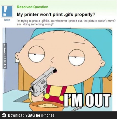 Jokes, Funny Images and Total Entertainment: My printer won't print ...