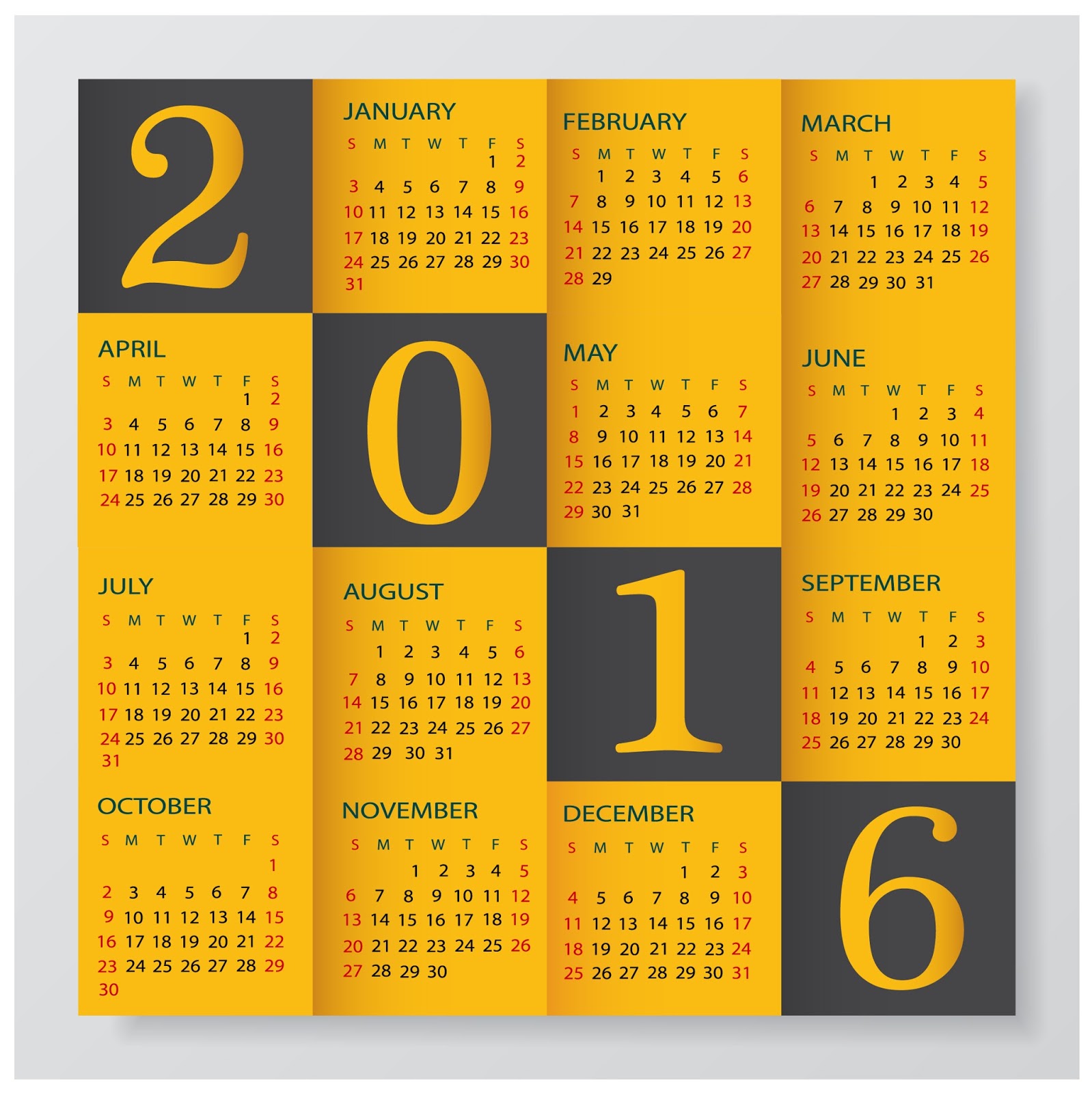 calendar 2016 design a calendar for 2016 calendar 2016 printable the 2016 calendar year the calendar for 2016 the 2016 calendar year non monthly calendar 2016 4 month