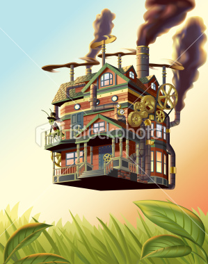 FLYING HOUSE: Flying House Art and Pictures