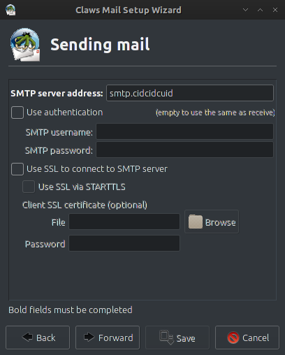 Claws Mail - Lightweight email client for archlinux