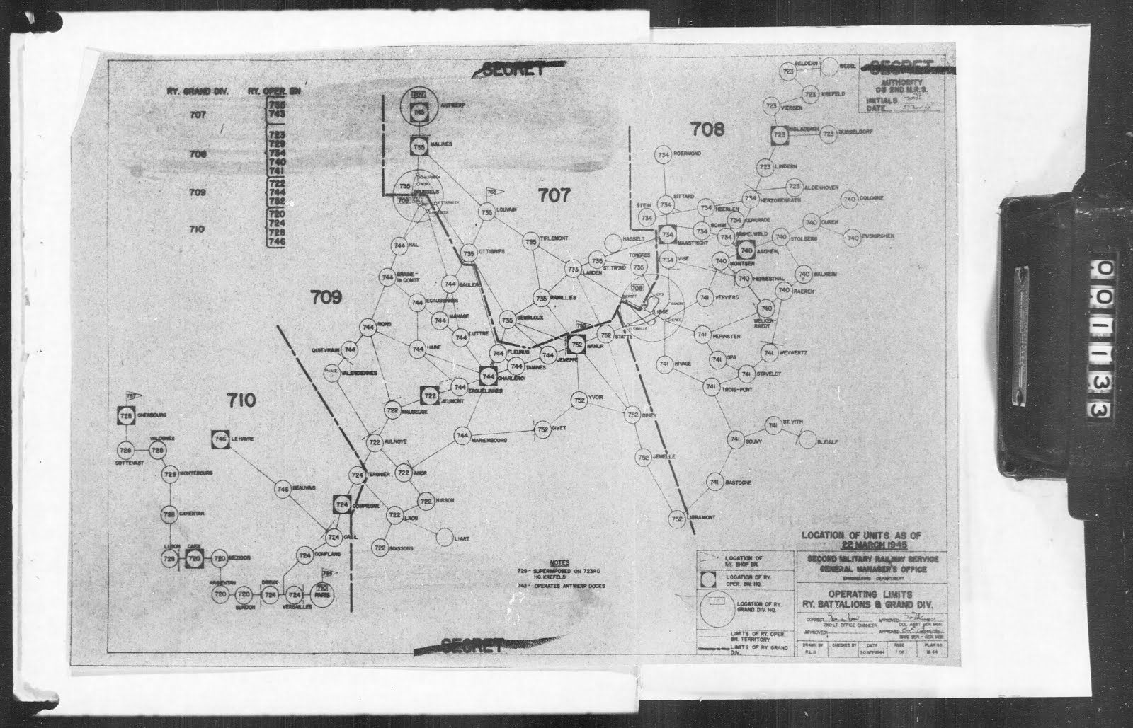 U.S. Army Railway Units of the Past: World War II Maps of Railway Units