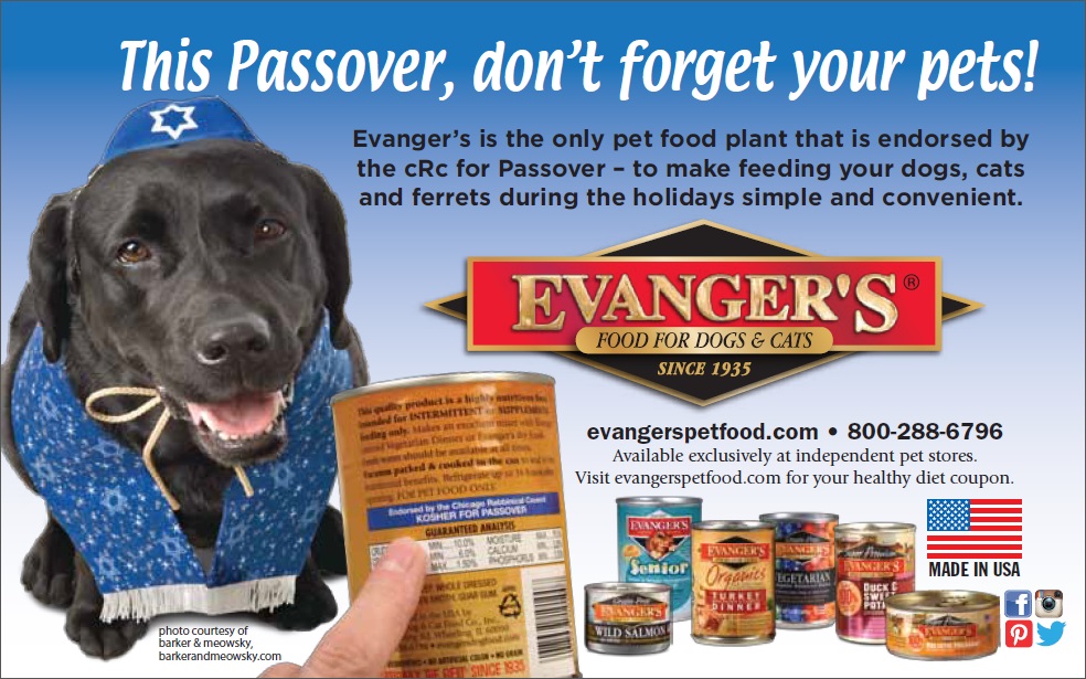 Evangers Pet Foods Helps You Prepare For Passover With Your Pets