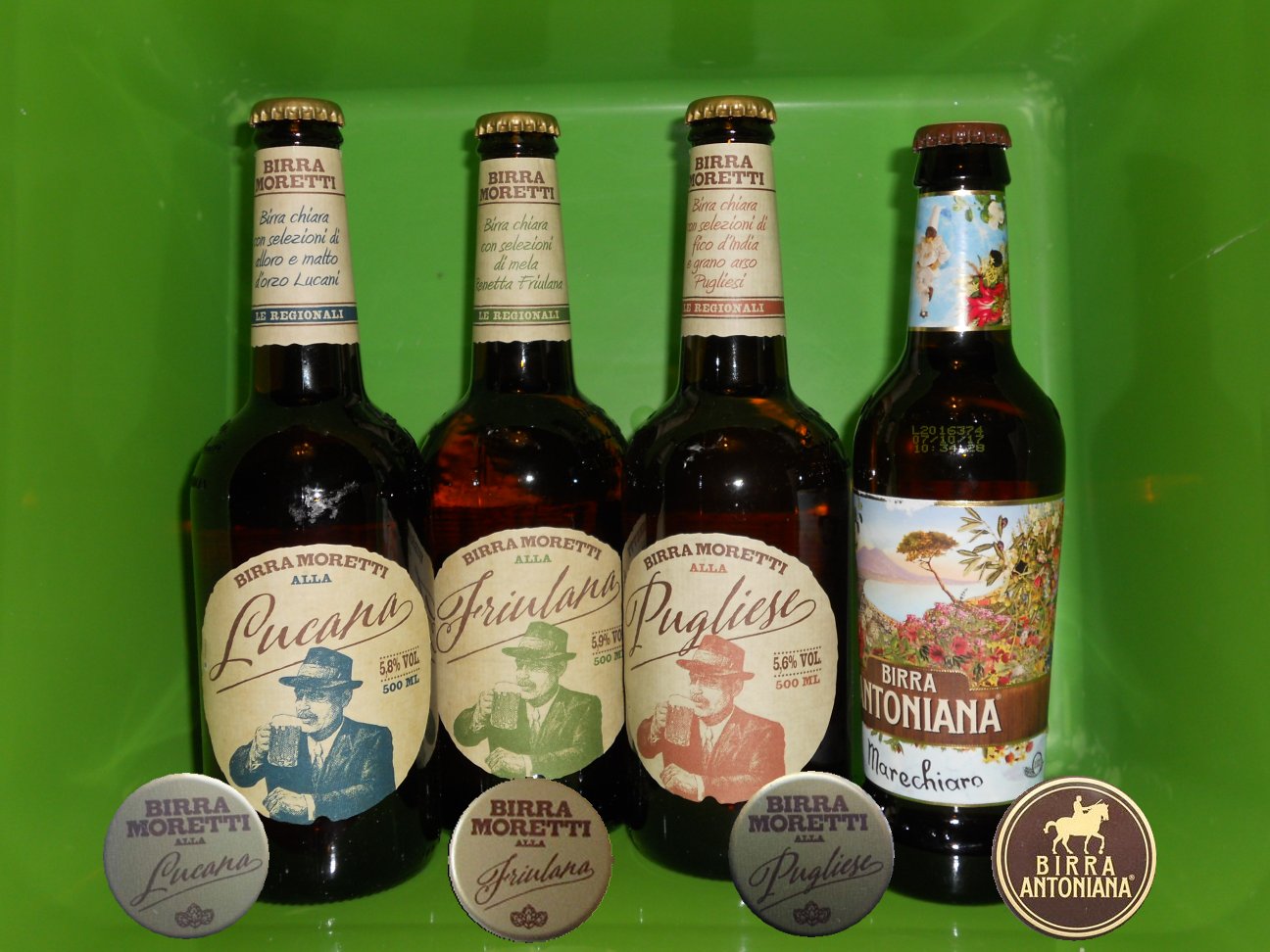 Coleccionismo cervecero: Cuatro cervezas italianas