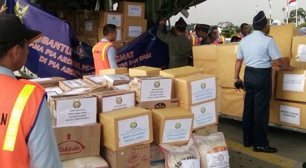 TNI Kirim Bantuan Kemanusiaan Peduli Asmat