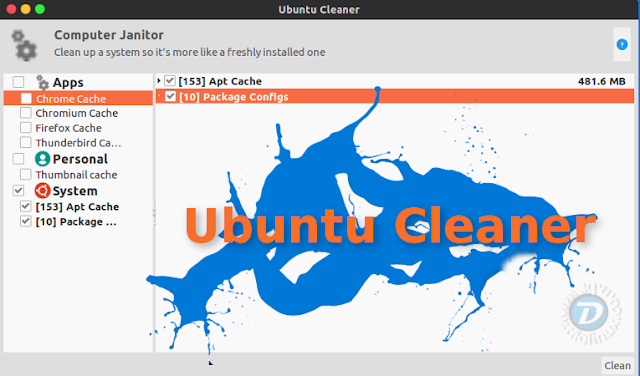 Ubuntu Cleaner - App para fazer limpeza no sistema  Ubuntu%2Bcleaner