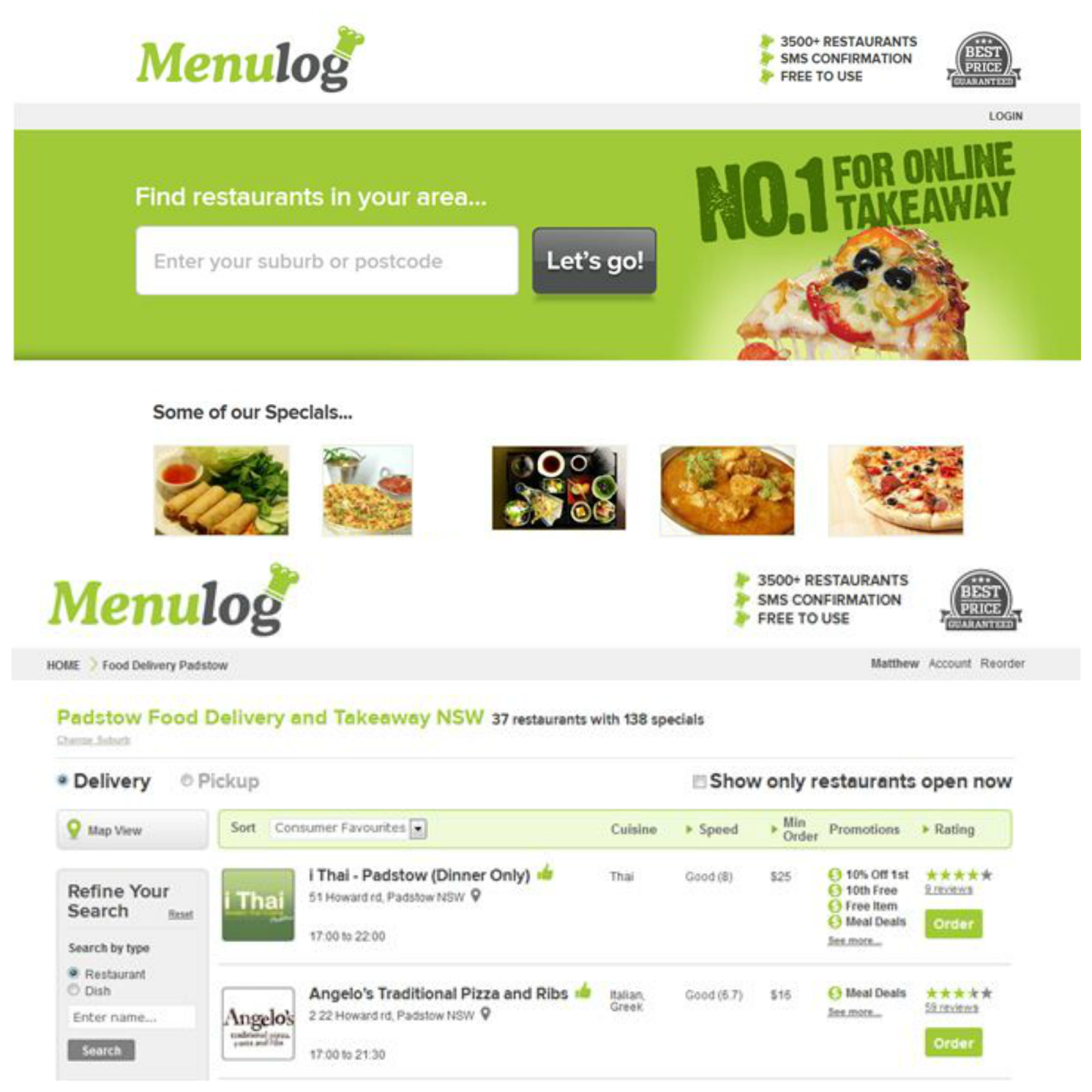 Review Home Delivery order from Menulog! iThai Padstow and Giveaway