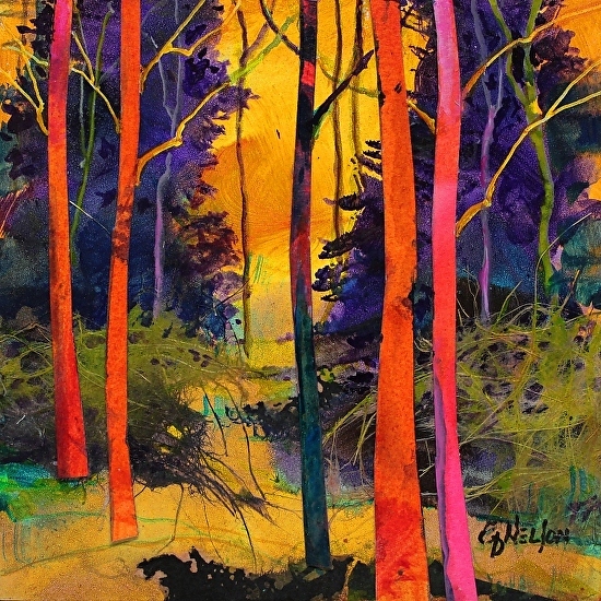 CAROL NELSON FINE ART BLOG Colorful Contemporary Abstract Landscape