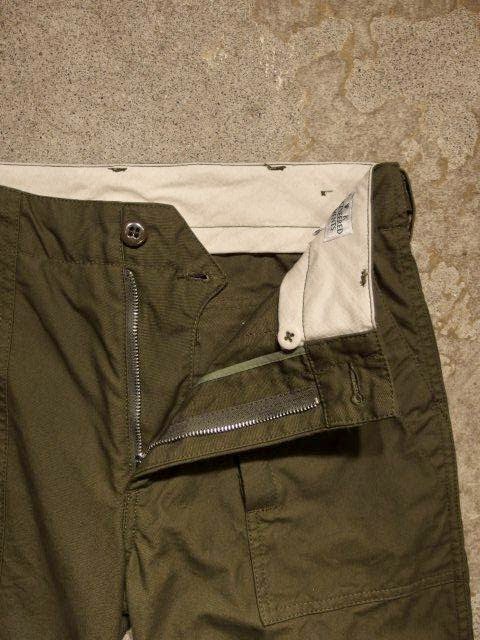 FWK by Engineered Garments Fatigue Pant in Olive Poplin Fall/Winter 2014 SUNRISE MARKET