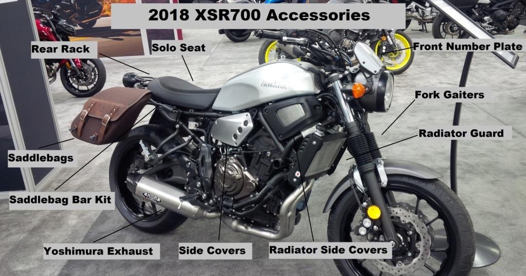xsr700 radiator side covers