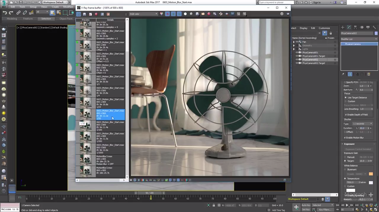 Motion Blur 3Ds Max