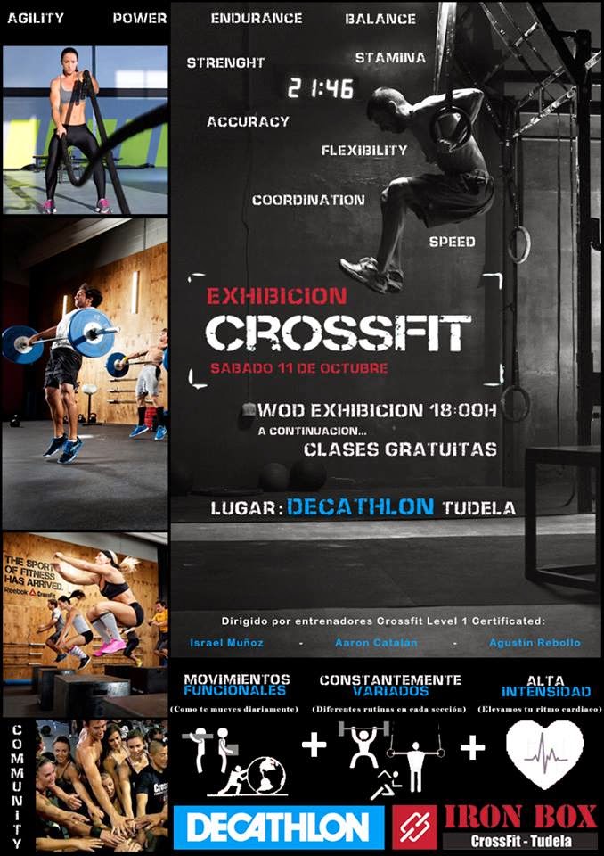 EXHIBICIÓN DE CROSSFIT EN DECATHLON Futuros guías deportivos
