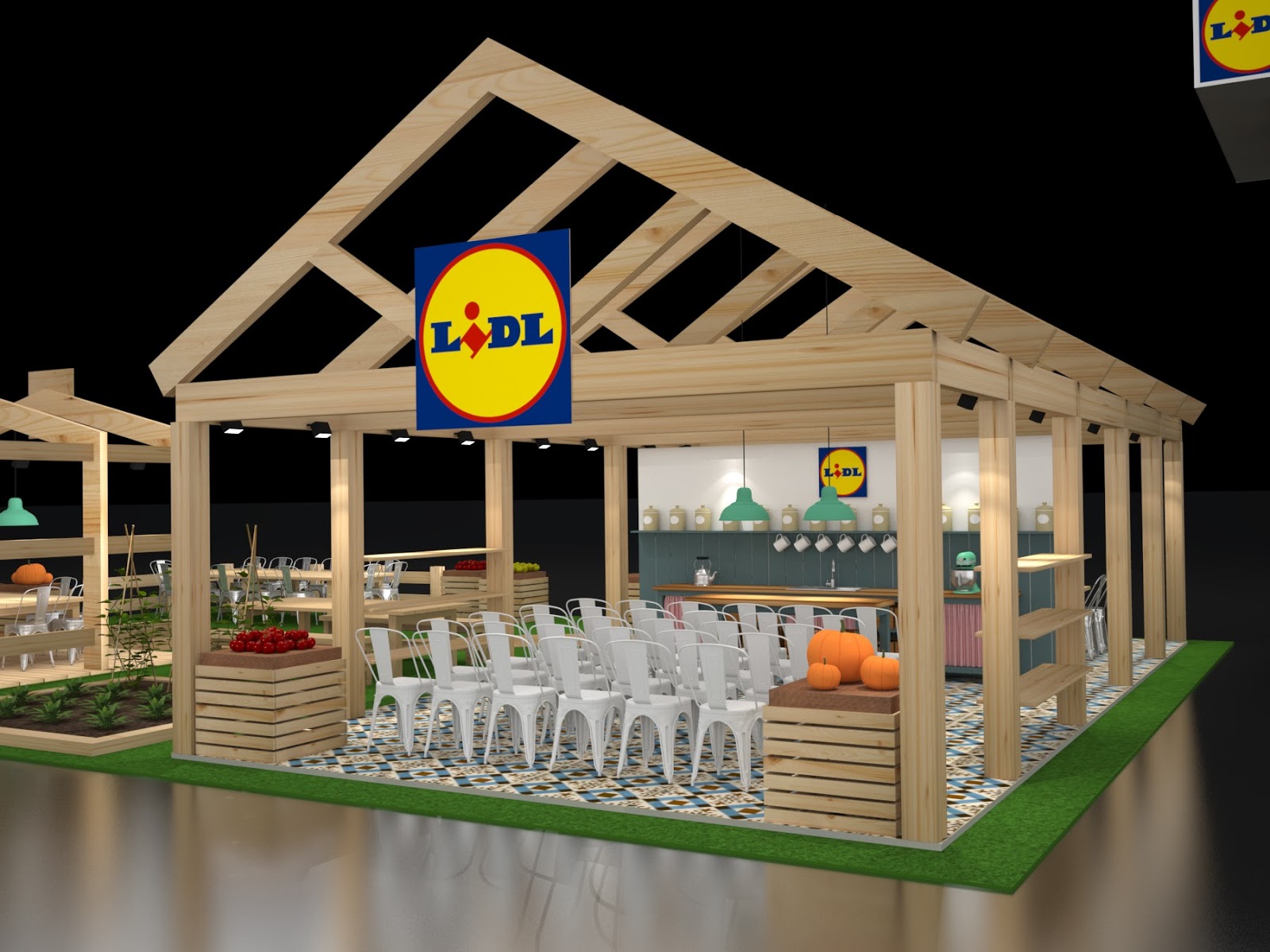 MG DISEÑO STAND LIDL (feria HANDMADE 2016) para ESPACIOS SINGULARES