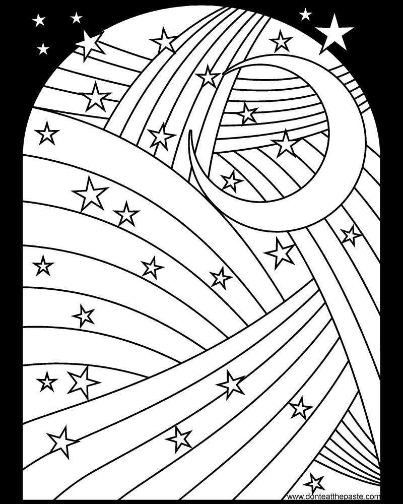 rainbow coloring pages adults - photo #1