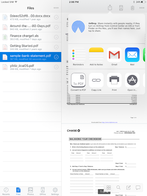 How to Edit Bank Statements on a Mobile Device