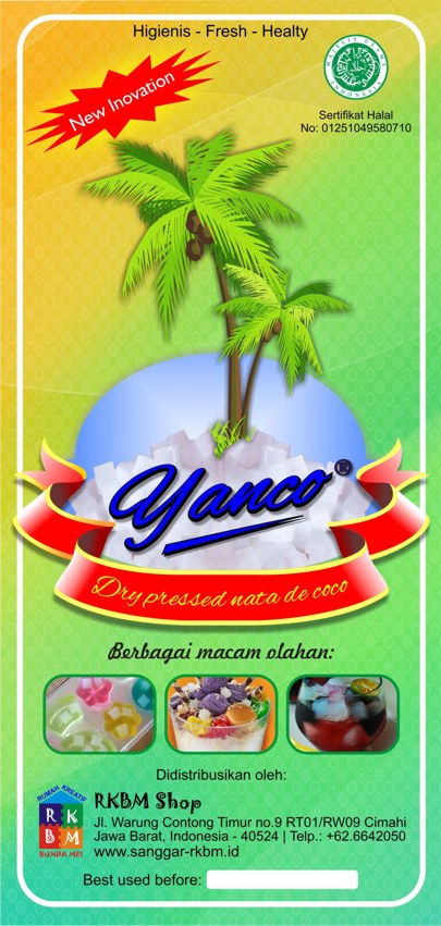 Yanco - Dry pressed nata de coco