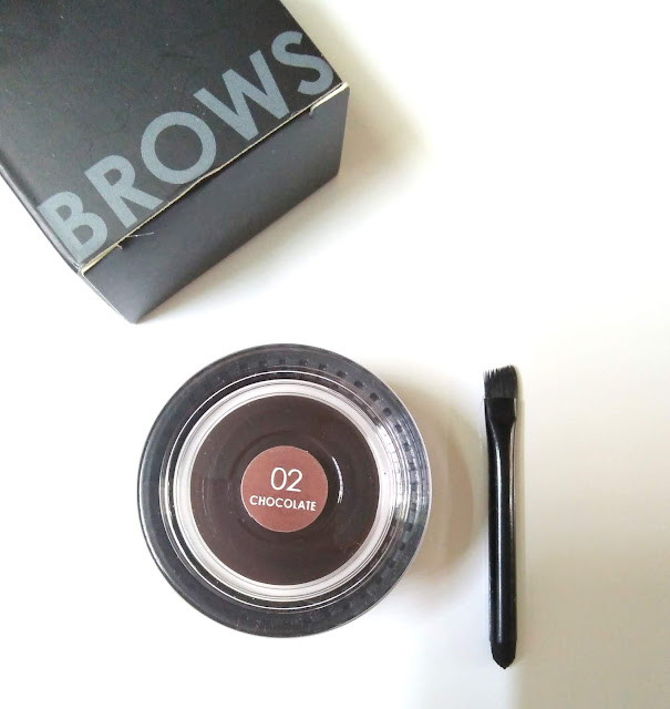 Focallure Brows Cream 02 Chocolate Review Swatches Before/After