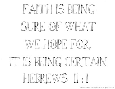 Faith is being sure of what we hope for. It is being certain Hebrews 11:1 Teaching faith to kids with Hebrews 11:1 game