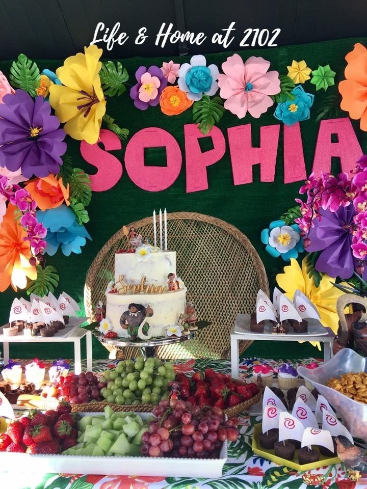 Life & Home at 2102: Sophia's Moana-themed 3rd Birthday Party