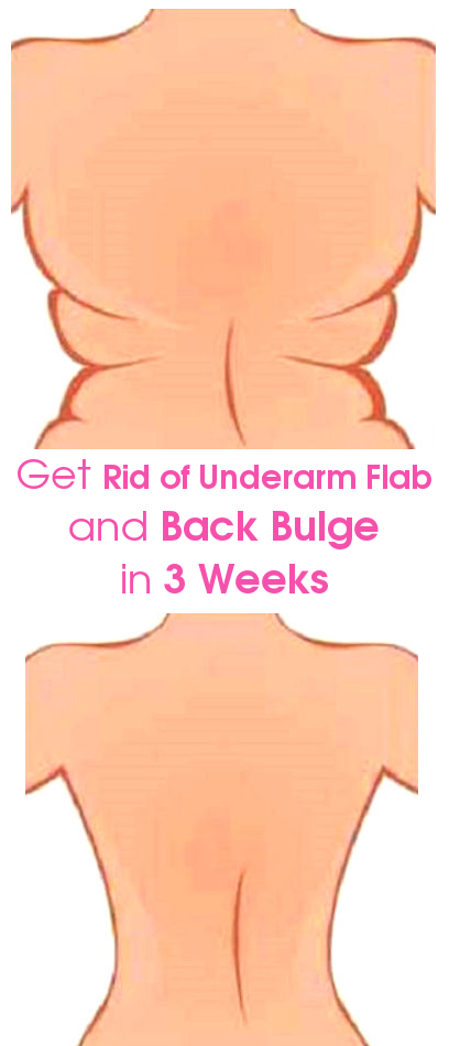 4 Quick Exercises to Get Rid of Underarm Flab and Back Bulge in 3 Weeks