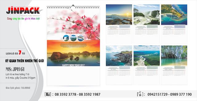Mẫu lịch tết Phong Cảnh, mẫu lịch phong cảnh thế giới 2017 - 5