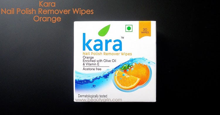 Buy online Kara Wipes Nail Polish Remover, Orange (pack Of 6) from nail for  Women by Kara for ₹589 at 2% off | 2023 Limeroad.com