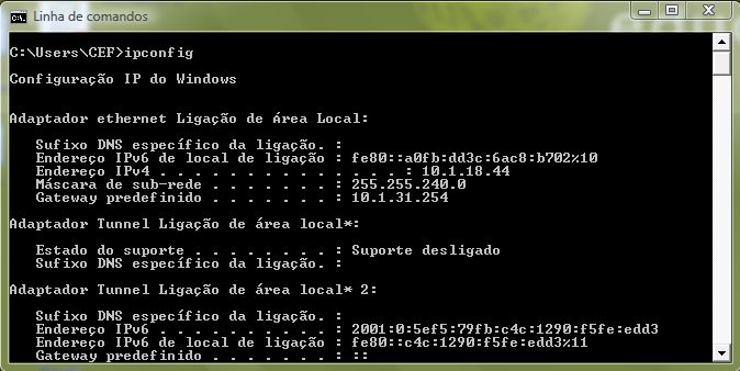 CEF operador de Informatica: Redes