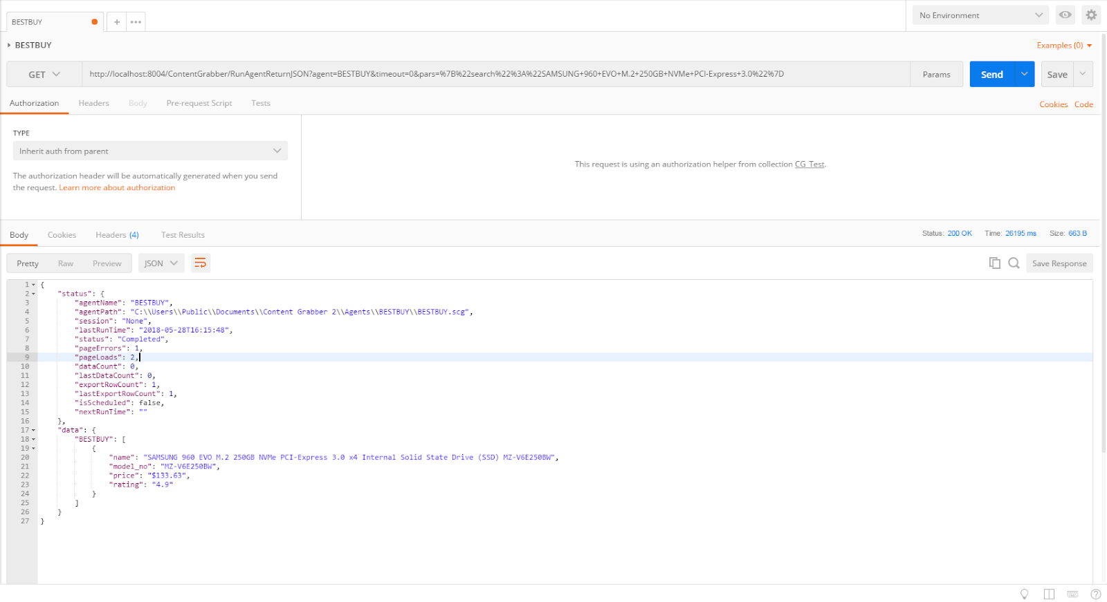 How to call Content Grabber API RefinePro Knowledge Base for OpenRefine