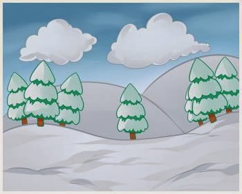 The English Cubby: Draw a Winter Landscape (step by step)