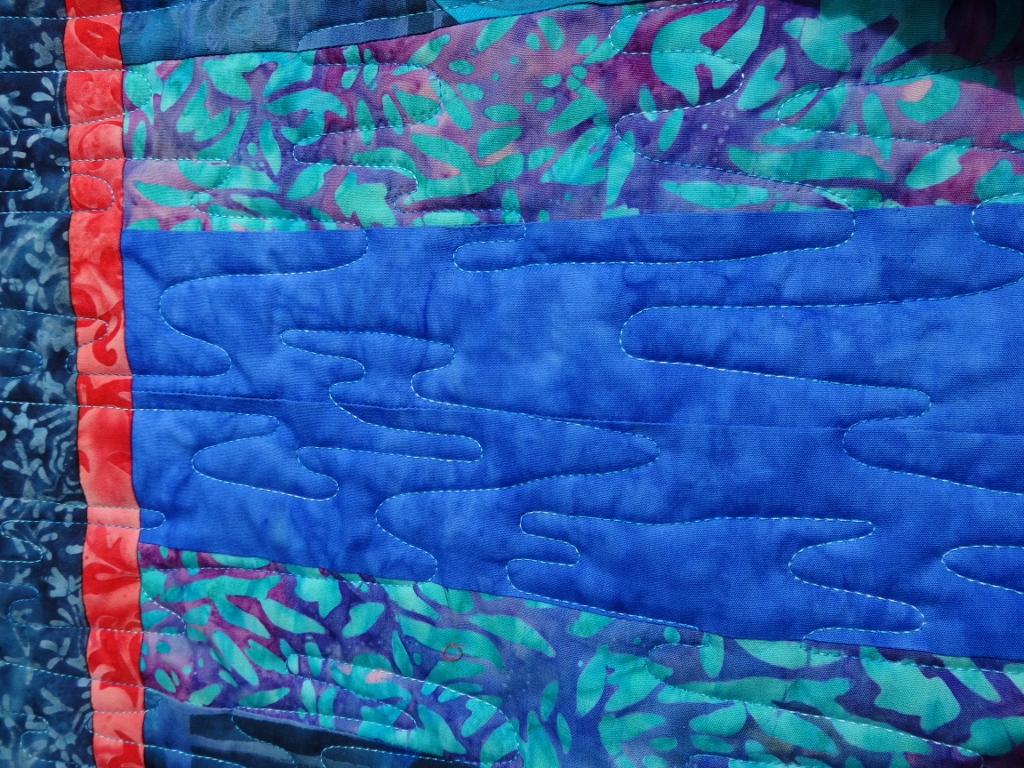 Inch by Inch Quilting Two underwater quilts