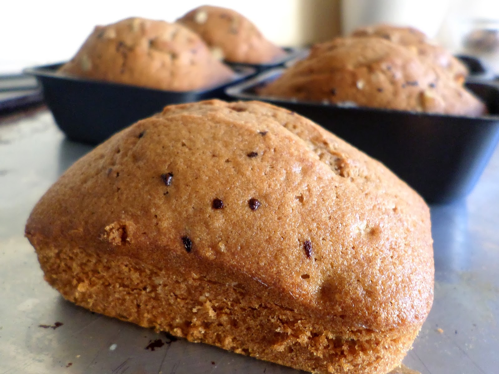 Eat Rainbow Love Coffee & walnut mini loaf cakes