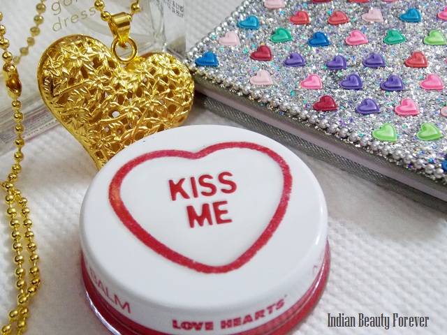 MUA Love Hearts Lip balm Review Kiss me