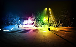 colorful lights desktop wallpapers 1080p colourful abstract winter street 3d 1920 night