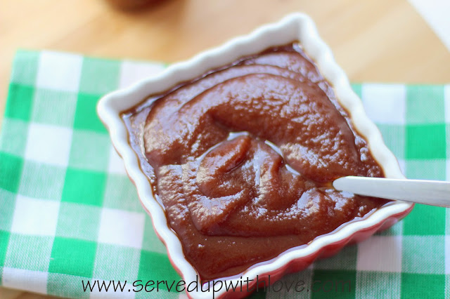 Crock Pot Apple Butter recipe from Served Up With Love.