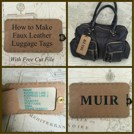 silhouette uk diy luggage tag with free file