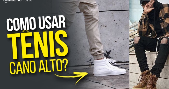 tenis sneaker cano alto