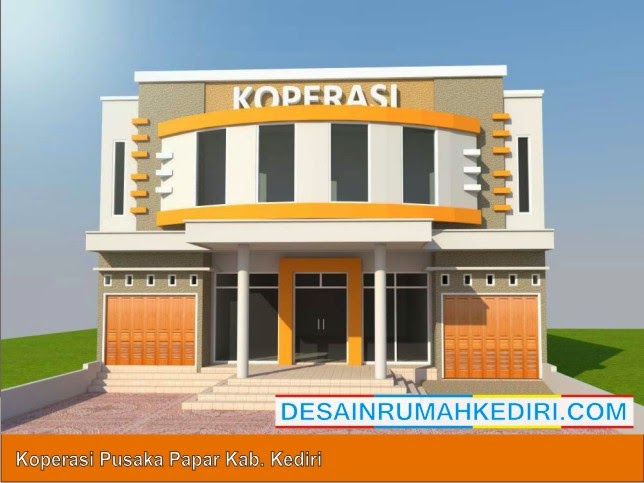 LT2-08 : Koperasi Pusaka Papar Kab. Kediri | Jasa Desain Rumah Terpercaya