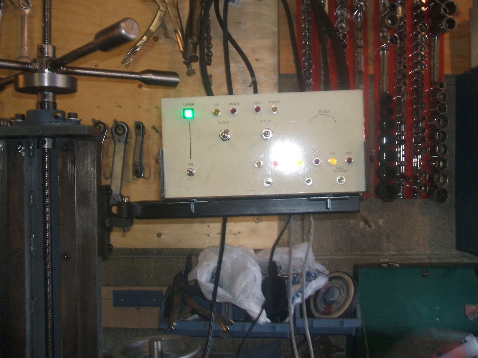 Home Made Table Power Feed for Mill Home Made Table Power Feed for