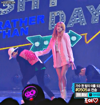 오늘자 음악중심 EXID 정화.gif | 인스티즈