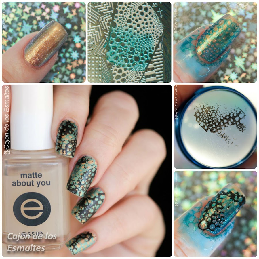 Paso a paso - animal print - Uñas de Serpiente