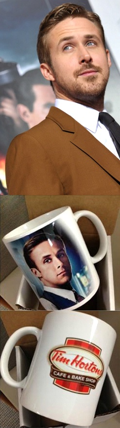 Ryan Gosling Tim Hortons Coffee Mug