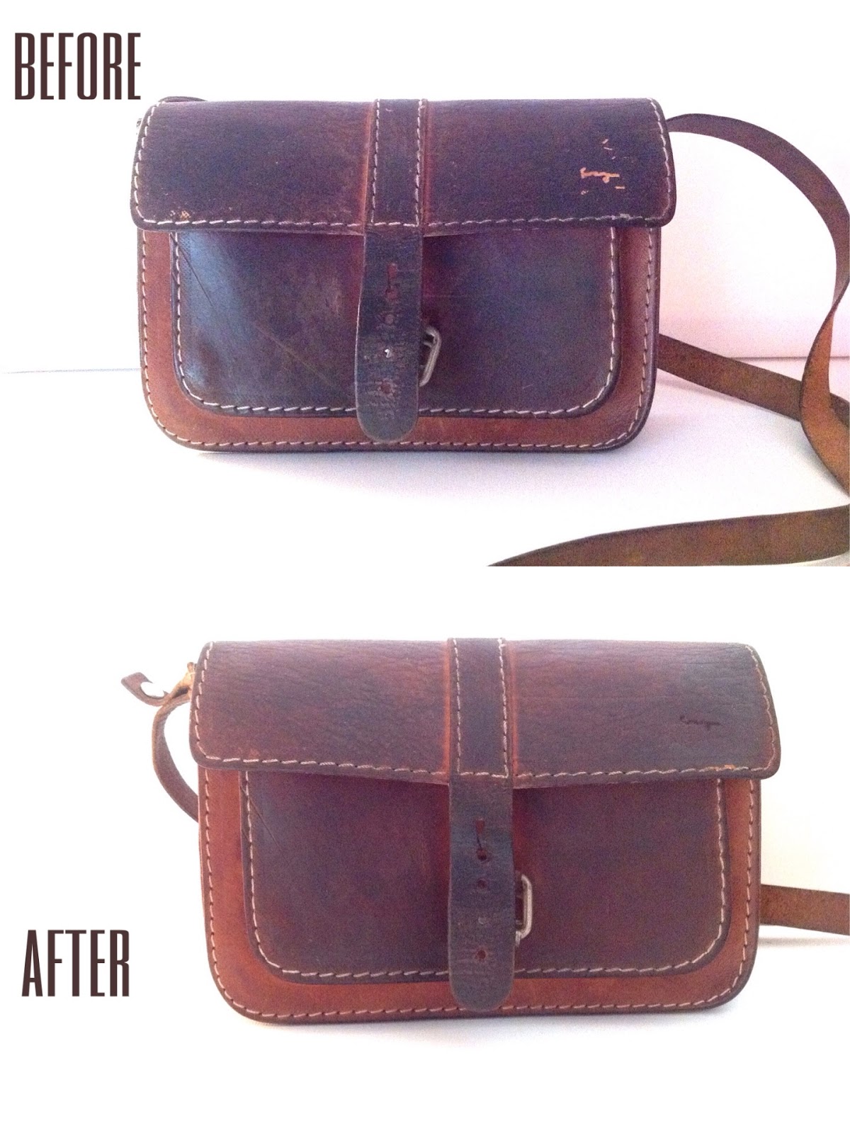 Inspire the world HOW TO REPAIR AND TRANSFORM AN OLD RUINED LEATHER