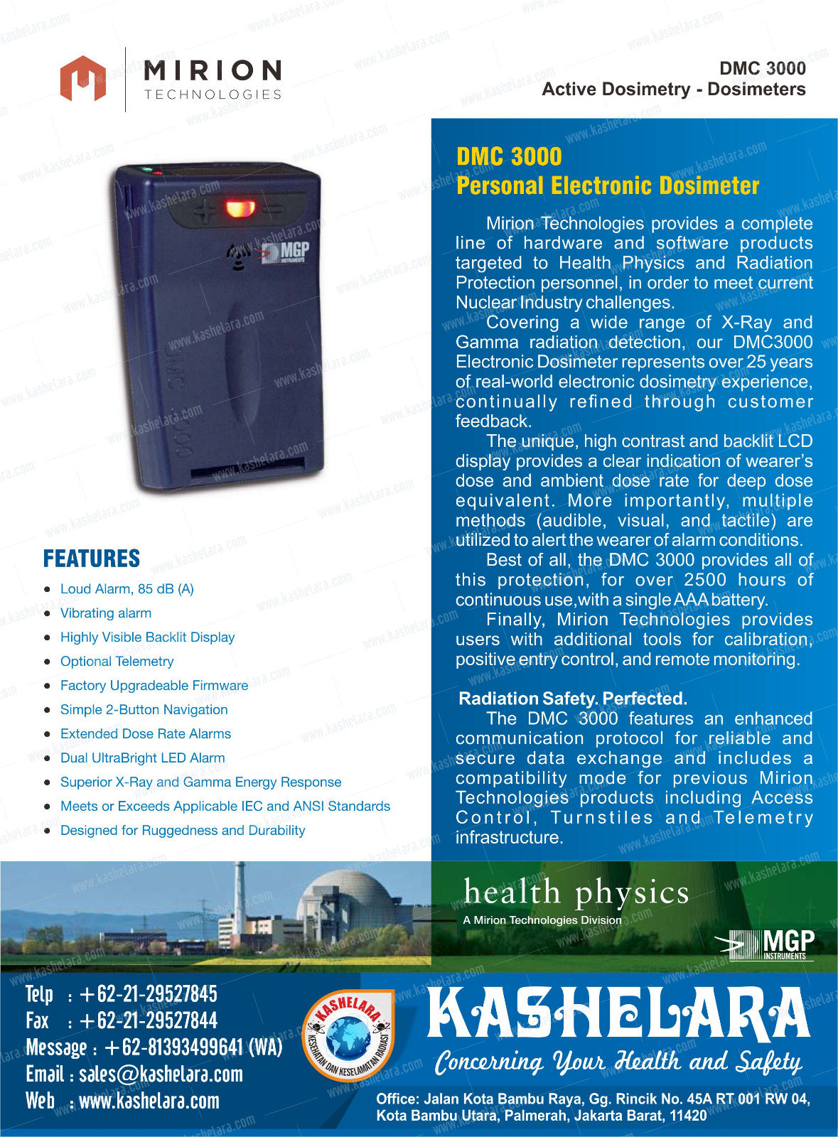Dosimeter DMC 3000 Mirion