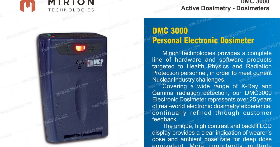 Dosimeter DMC 3000 Mirion